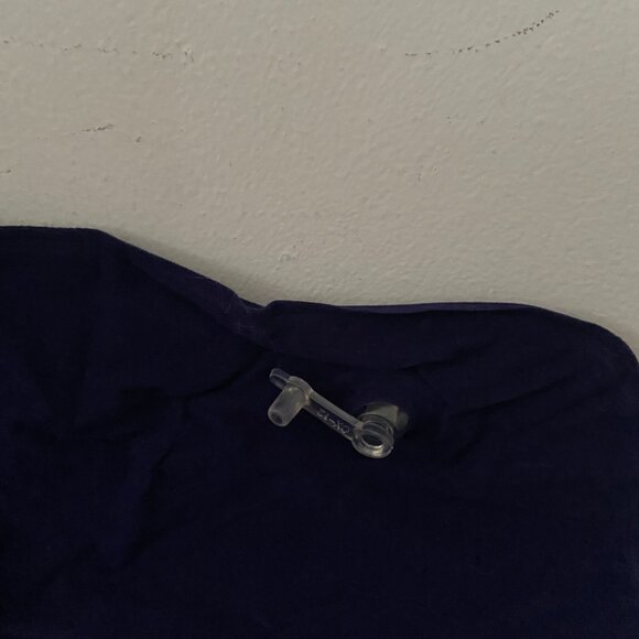 Vintage Amtrak Train Travel Bag Inflatable Neck Rest Ear Plugs Sleep Mask RARE - Picture 5 of 8